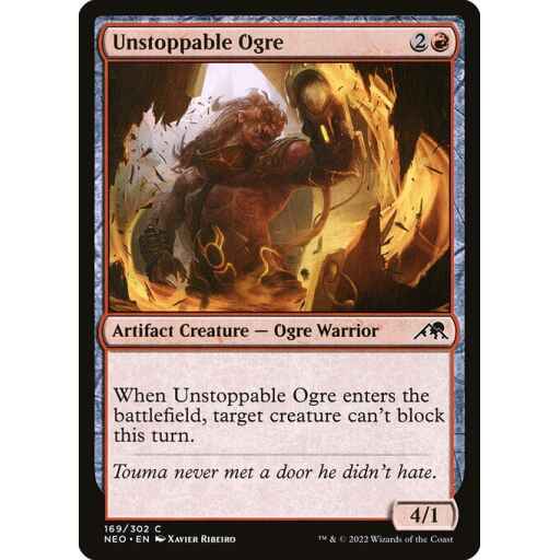 Kamigawa: Neon Dynasty - 169 - Unstoppable Ogre - Common - R - Non-foil