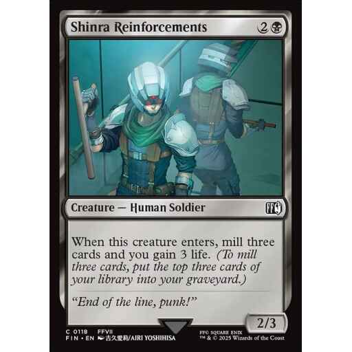 Final Fantasy - 118 - Shinra Reinforcements - Common - B - Foil
