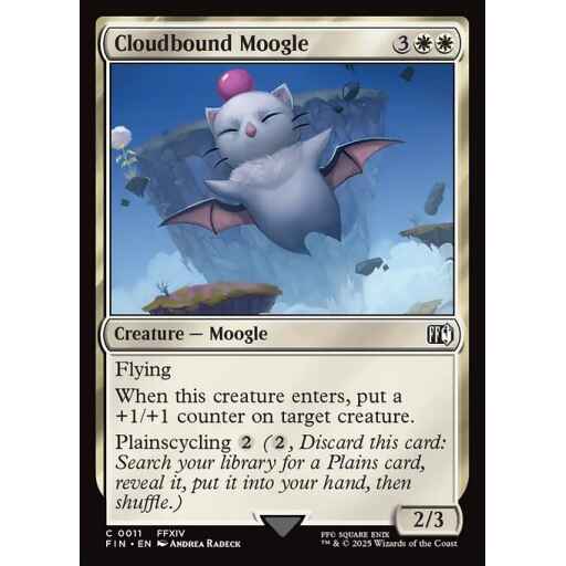 Final Fantasy - 11 - Cloudbound Moogle - Common - W - Foil