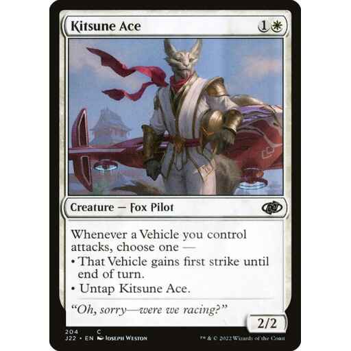 Jumpstart 2022 - 204 - Kitsune Ace - Common - W - Non-foil