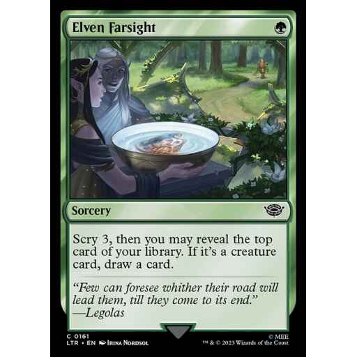 The Lord of the Rings: Tales of Middle-earth - 161 - Elven Farsight - Common - G - Non-foil