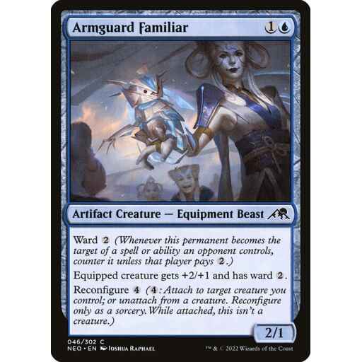 Kamigawa: Neon Dynasty - 46 - Armguard Familiar - Common - U - Non-foil