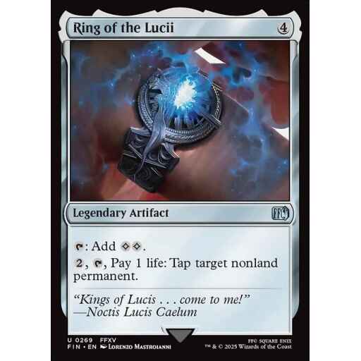 Final Fantasy - 269 - Ring of the Lucii - Uncommon - C - Foil
