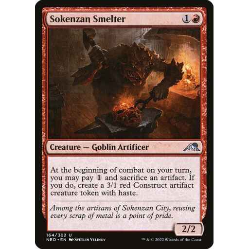 Kamigawa: Neon Dynasty - 164 - Sokenzan Smelter - Uncommon - R - Non-foil
