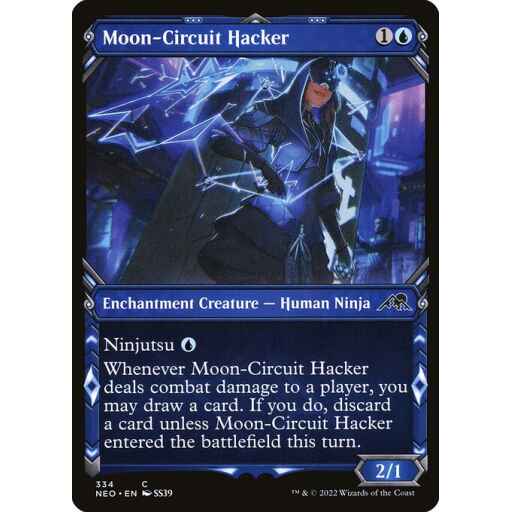 Kamigawa: Neon Dynasty - 334 - Moon-Circuit Hacker - Common - U - Non-foil