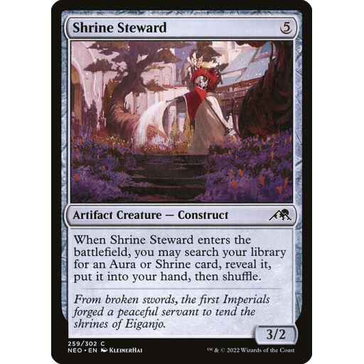 Kamigawa: Neon Dynasty - 259 - Shrine Steward - Common - C - Non-foil