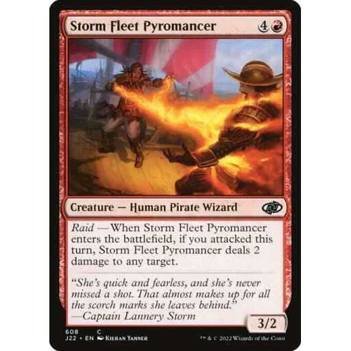 Jumpstart 2022 - 608 - Storm Fleet Pyromancer - Common - R - Non-foil