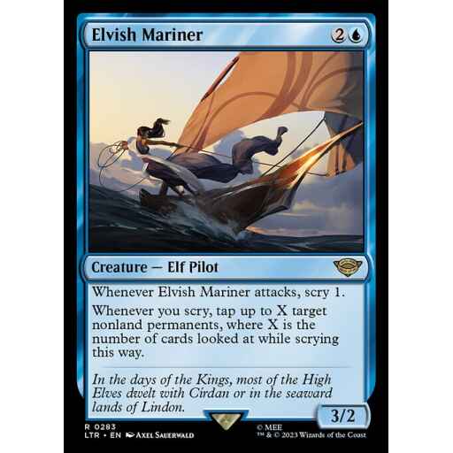 The Lord of the Rings: Tales of Middle-earth - 283 - Elvish Mariner - Rare - U - Non-foil