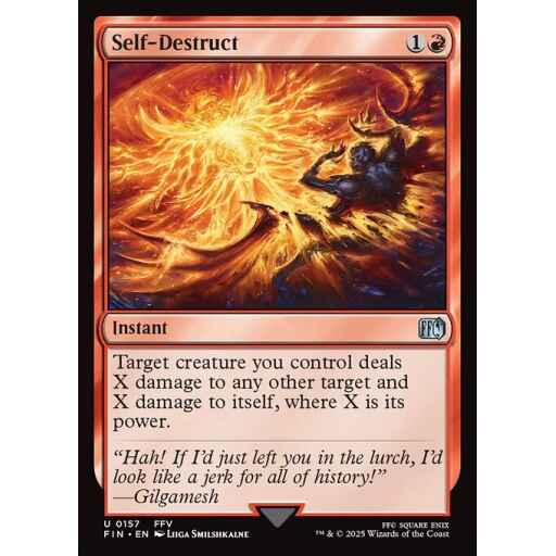 Final Fantasy - 157 - Self-Destruct - Uncommon - R - Foil