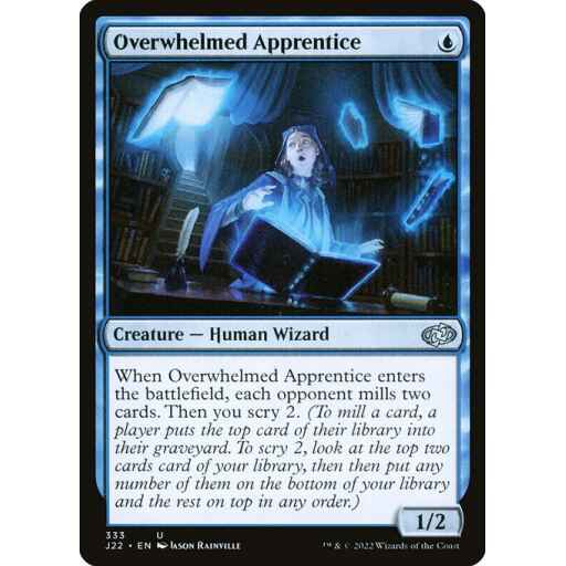 Jumpstart 2022 - 333 - Overwhelmed Apprentice - Uncommon - U - Non-foil