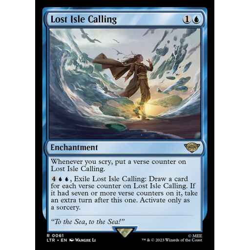 The Lord of the Rings: Tales of Middle-earth - 61 - Lost Isle Calling - Rare - U - Foil