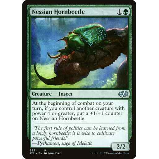 Jumpstart 2022 - 695 - Nessian Hornbeetle - Uncommon - G - Non-foil