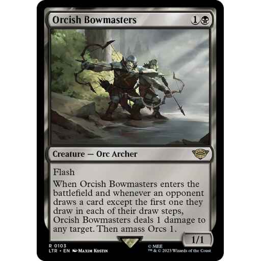 The Lord of the Rings: Tales of Middle-earth - 103 - Orcish Bowmasters - Rare - B - Non-foil