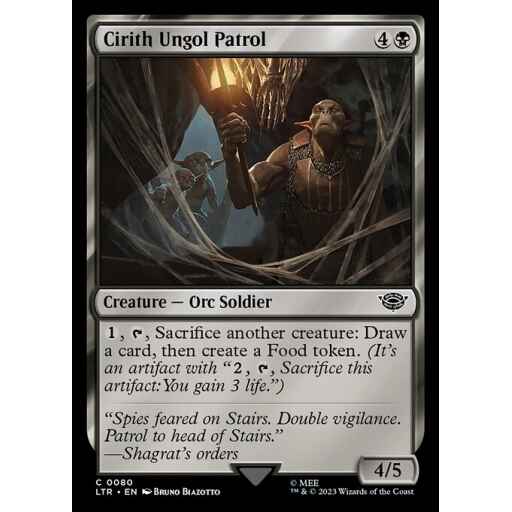 The Lord of the Rings: Tales of Middle-earth - 80 - Cirith Ungol Patrol - Common - B - Non-foil