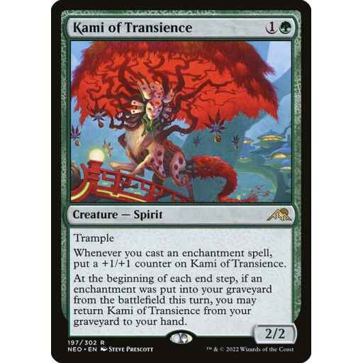 Kamigawa: Neon Dynasty - 197 - Kami of Transience - Rare - G - Non-foil