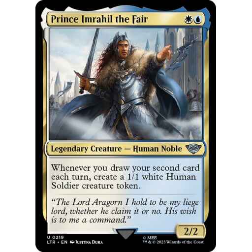 The Lord of the Rings: Tales of Middle-earth - 219 - Prince Imrahil the Fair - Uncommon - WU - Non-foil