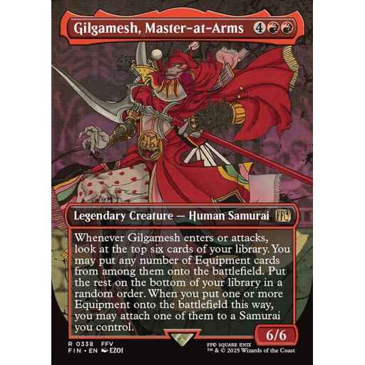 Final Fantasy - 338 - Gilgamesh, Master-at-Arms - Rare - R - Foil