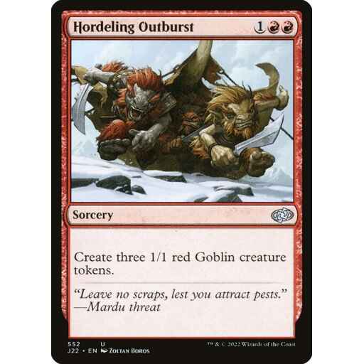 Jumpstart 2022 - 552 - Hordeling Outburst - Uncommon - R - Non-foil