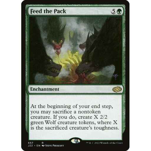 Jumpstart 2022 - 657 - Feed the Pack - Rare - G - Non-foil