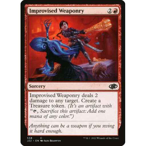 Jumpstart 2022 - 558 - Improvised Weaponry - Common - R - Non-foil