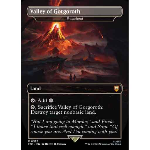 Tales of Middle-earth Commander - 376 - Wasteland - Mythic - C - Foil