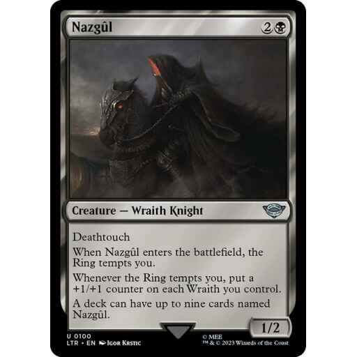 The Lord of the Rings: Tales of Middle-earth - 100 - Nazgûl - Uncommon - B - Non-foil