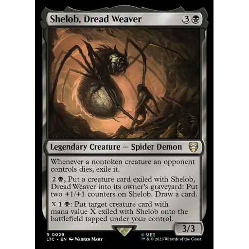 Tales of Middle-earth Commander - 29 - Shelob, Dread Weaver - Rare - B - Non-foil