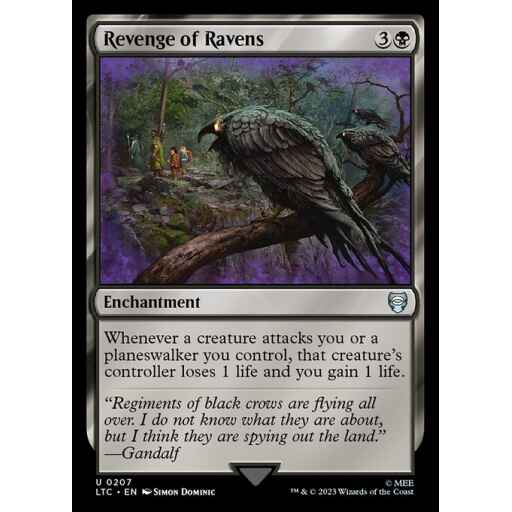 Tales of Middle-earth Commander - 207 - Revenge of Ravens - Uncommon - B - Non-foil
