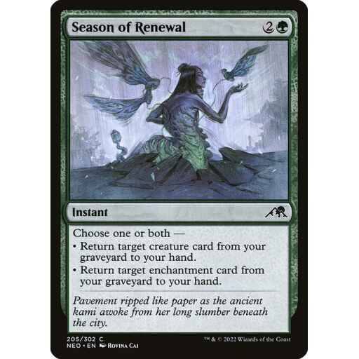 Kamigawa: Neon Dynasty - 205 - Season of Renewal - Common - G - Non-foil