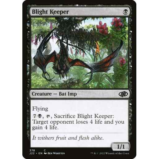 Jumpstart 2022 - 378 - Blight Keeper - Common - B - Non-foil