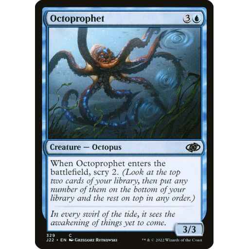 Jumpstart 2022 - 329 - Octoprophet - Common - U - Non-foil