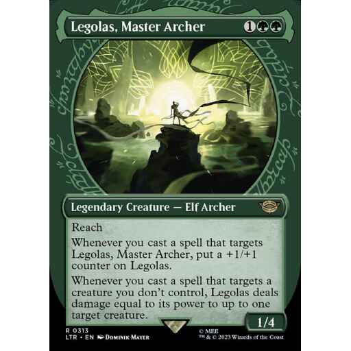 The Lord of the Rings: Tales of Middle-earth - 313 - Legolas, Master Archer - Rare - G - Non-foil