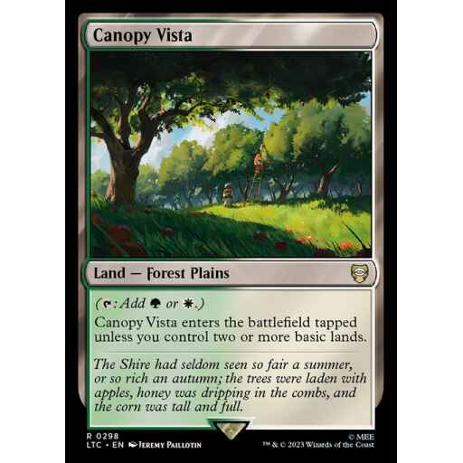 Tales of Middle-earth Commander - 298 - Canopy Vista - Rare - C - Non-foil