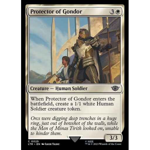 The Lord of the Rings: Tales of Middle-earth - 25 - Protector of Gondor - Common - W - Non-foil