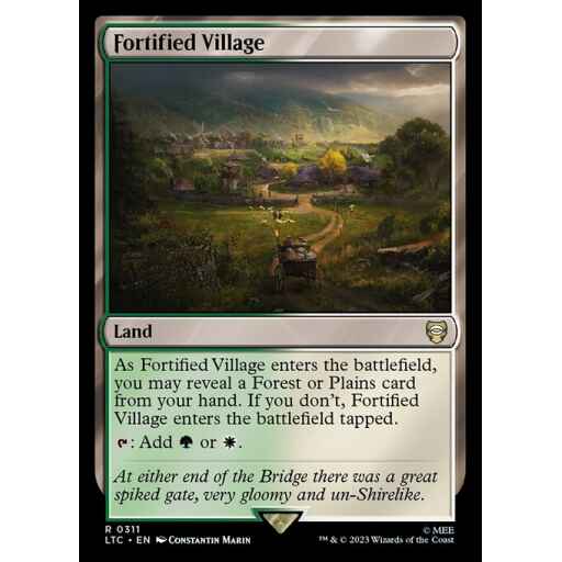 Tales of Middle-earth Commander - 311 - Fortified Village - Rare - C - Non-foil
