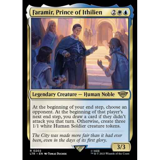 The Lord of the Rings: Tales of Middle-earth - 202 - Faramir, Prince of Ithilien - Rare - WU - Non-foil