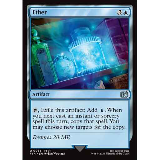 Final Fantasy - 53 - Ether - Uncommon - U - Foil