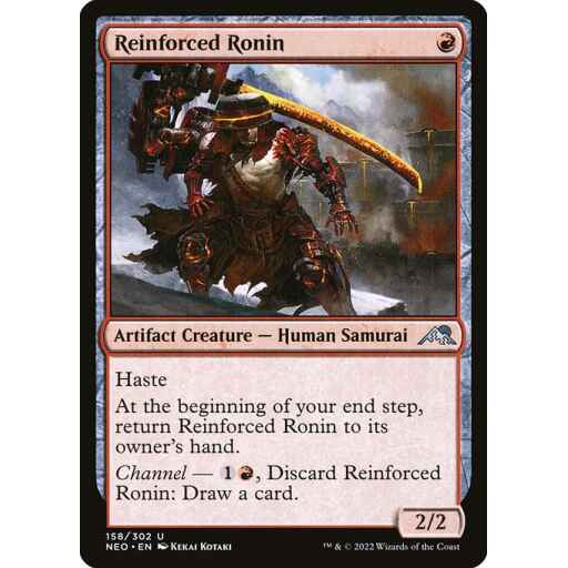 Kamigawa: Neon Dynasty - 158 - Reinforced Ronin - Uncommon - R - Non-foil