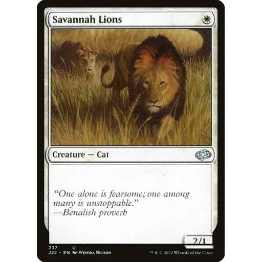 Jumpstart 2022 - 237 - Savannah Lions - Uncommon - W - Non-foil