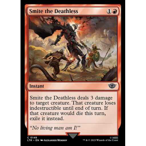 The Lord of the Rings: Tales of Middle-earth - 148 - Smite the Deathless - Common - R - Non-foil