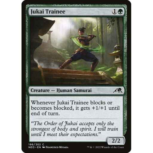 Kamigawa: Neon Dynasty - 196 - Jukai Trainee - Common - G - Non-foil