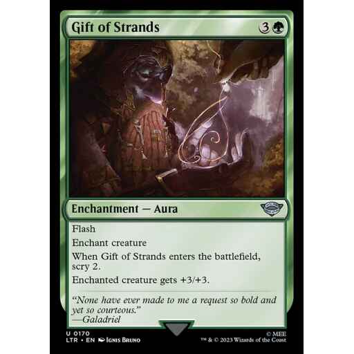 The Lord of the Rings: Tales of Middle-earth - 170 - Gift of Strands - Uncommon - G - Non-foil