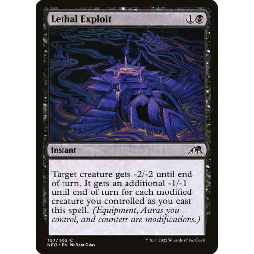 Kamigawa: Neon Dynasty - 107 - Lethal Exploit - Common - B - Non-foil