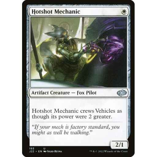 Jumpstart 2022 - 193 - Hotshot Mechanic - Uncommon - W - Non-foil