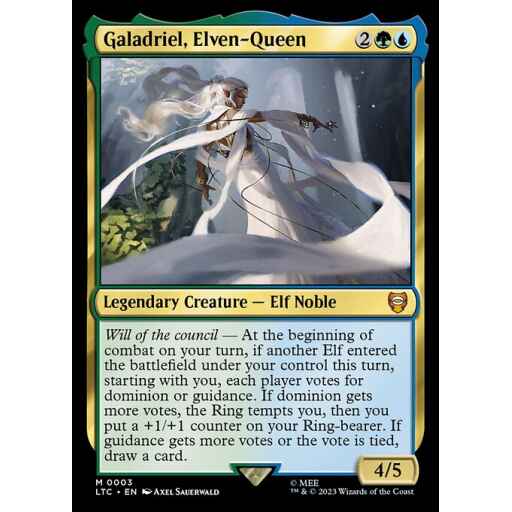 Tales of Middle-earth Commander - 3 - Galadriel, Elven-Queen - Mythic - UG - Non-foil