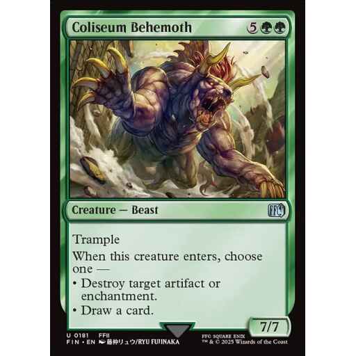 Final Fantasy - 181 - Coliseum Behemoth - Uncommon - G - Non-foil