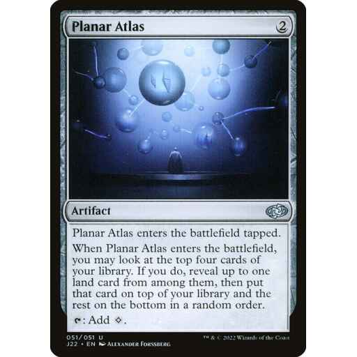 Jumpstart 2022 - 51 - Planar Atlas - Uncommon - C - Non-foil