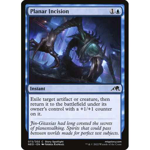 Kamigawa: Neon Dynasty - 72 - Planar Incision - Common - U - Non-foil