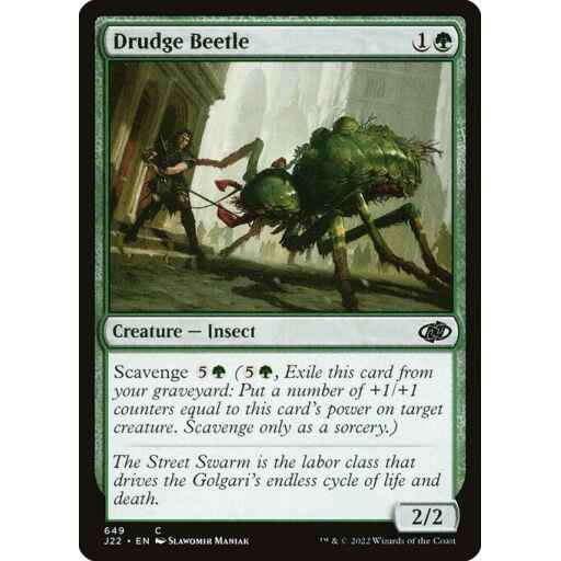 Jumpstart 2022 - 649 - Drudge Beetle - Common - G - Non-foil