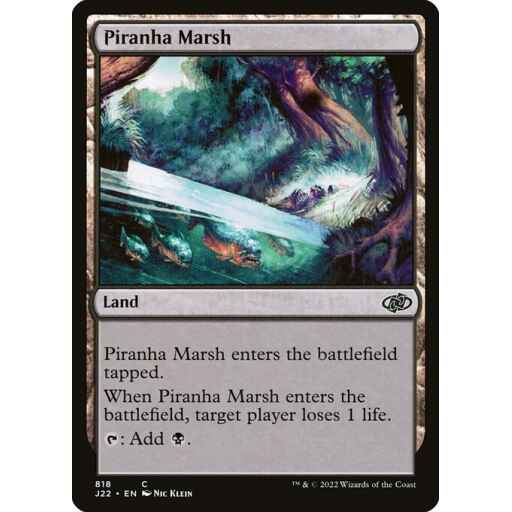 Jumpstart 2022 - 818 - Piranha Marsh - Common - C - Non-foil